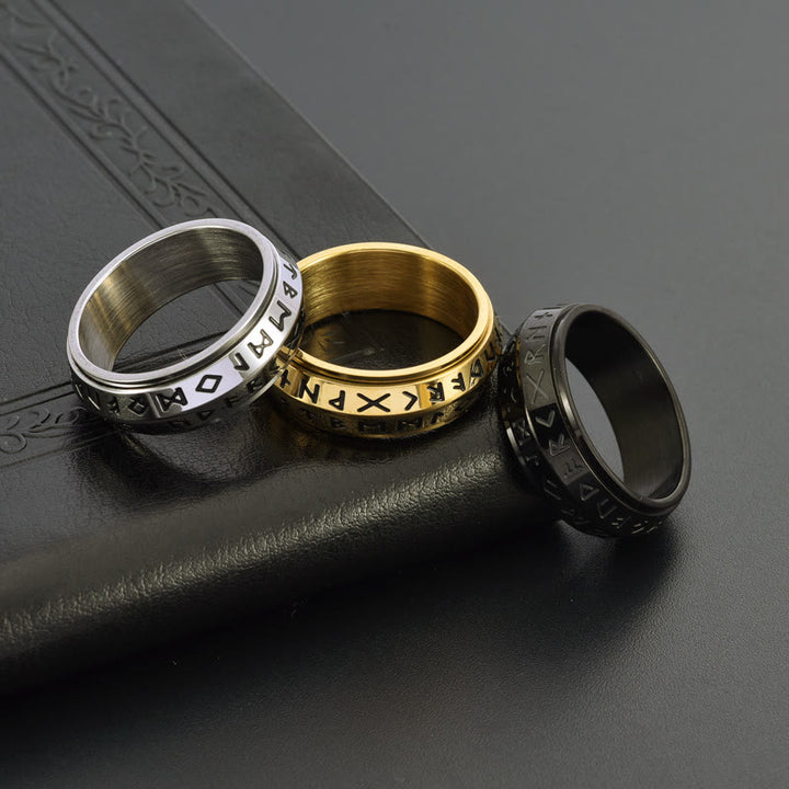 FREE Today: A Unique Gift for Anxiety Relief- Viking Rune Rotating Ring - image 12