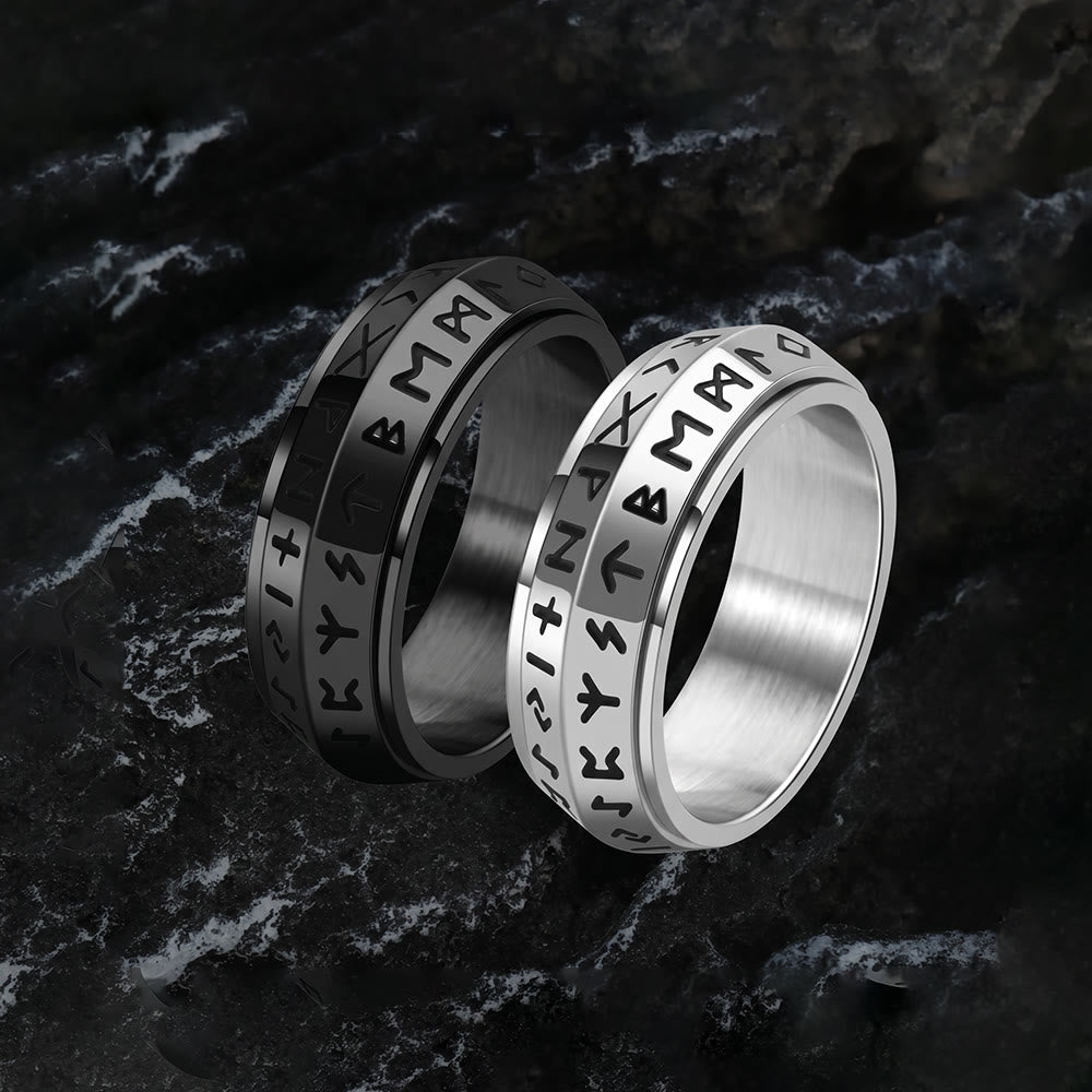 FREE Today: A Unique Gift for Anxiety Relief- Viking Rune Rotating Ring - image 14