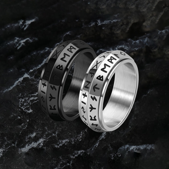FREE Today: A Unique Gift for Anxiety Relief- Viking Rune Rotating Ring - image 14