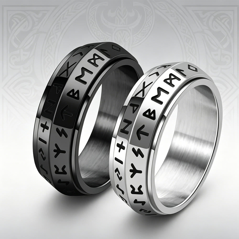 FREE Today: A Unique Gift for Anxiety Relief- Viking Rune Rotating Ring - image 15