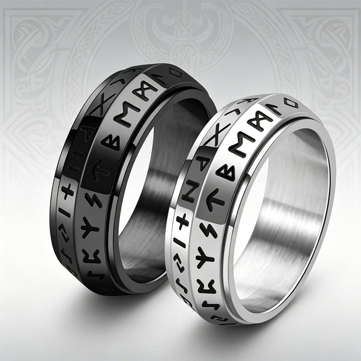FREE Today: A Unique Gift for Anxiety Relief- Viking Rune Rotating Ring - image 15