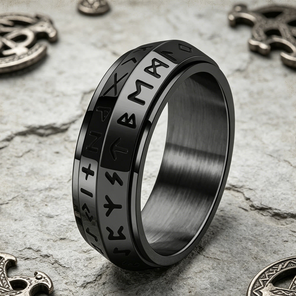 FREE Today: A Unique Gift for Anxiety Relief- Viking Rune Rotating Ring - image 6