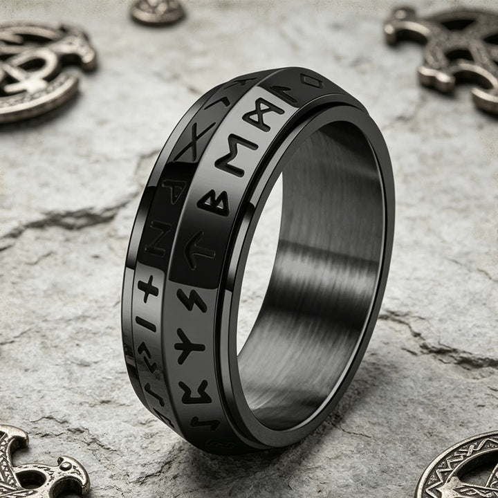 FREE Today: A Unique Gift for Anxiety Relief- Viking Rune Rotating Ring - image 6