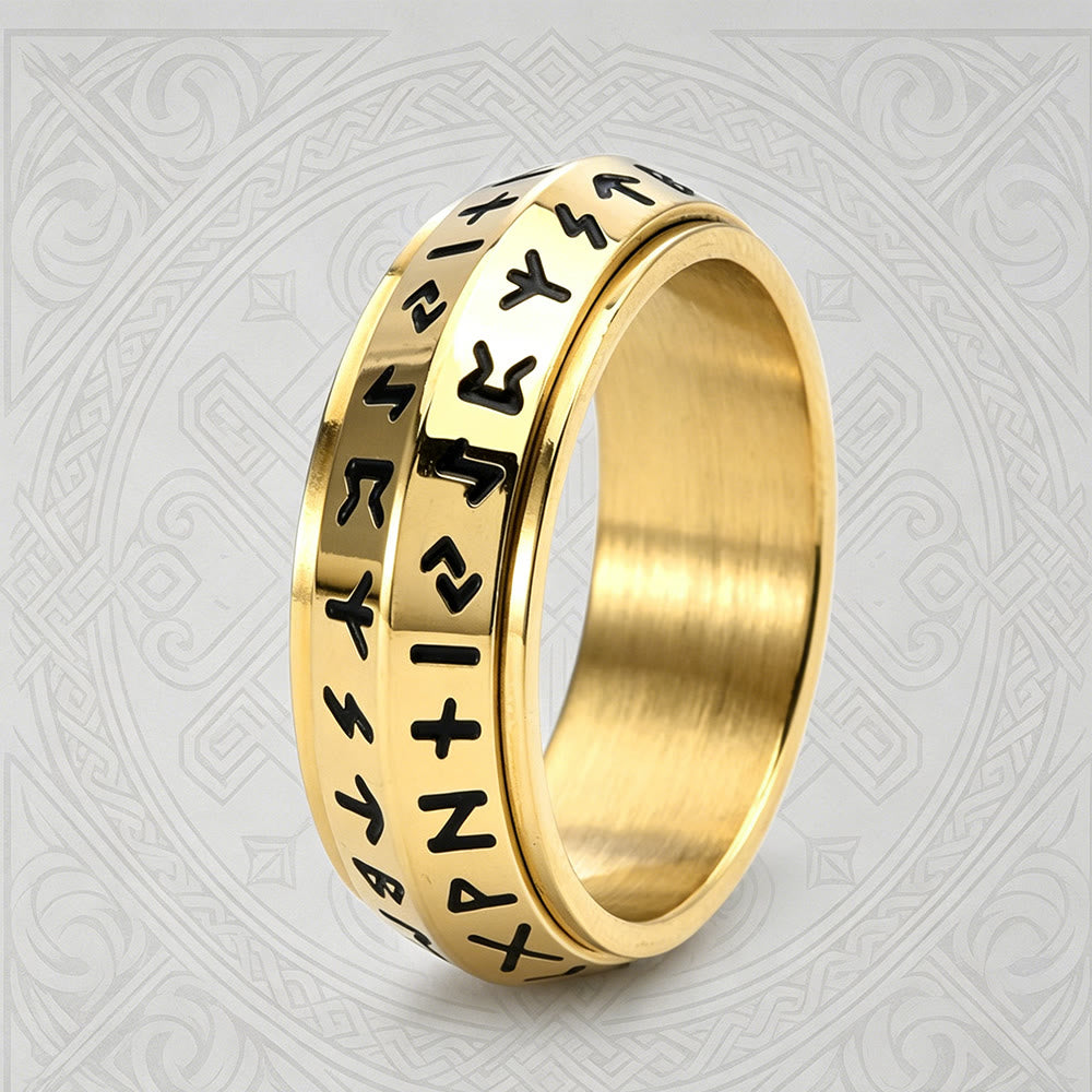 FREE Today: A Unique Gift for Anxiety Relief- Viking Rune Rotating Ring - image 8