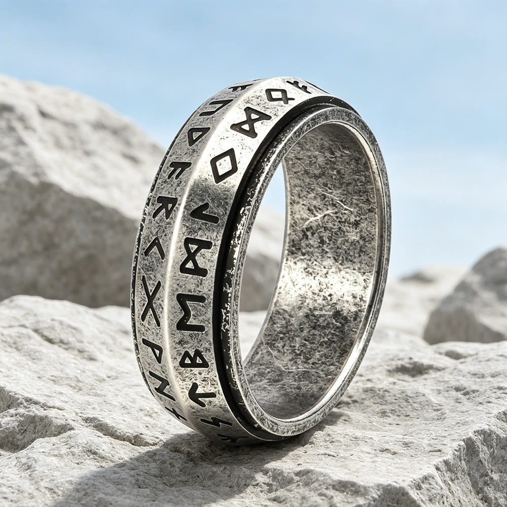 FREE Today: A Unique Gift for Anxiety Relief- Viking Rune Rotating Ring - image 10