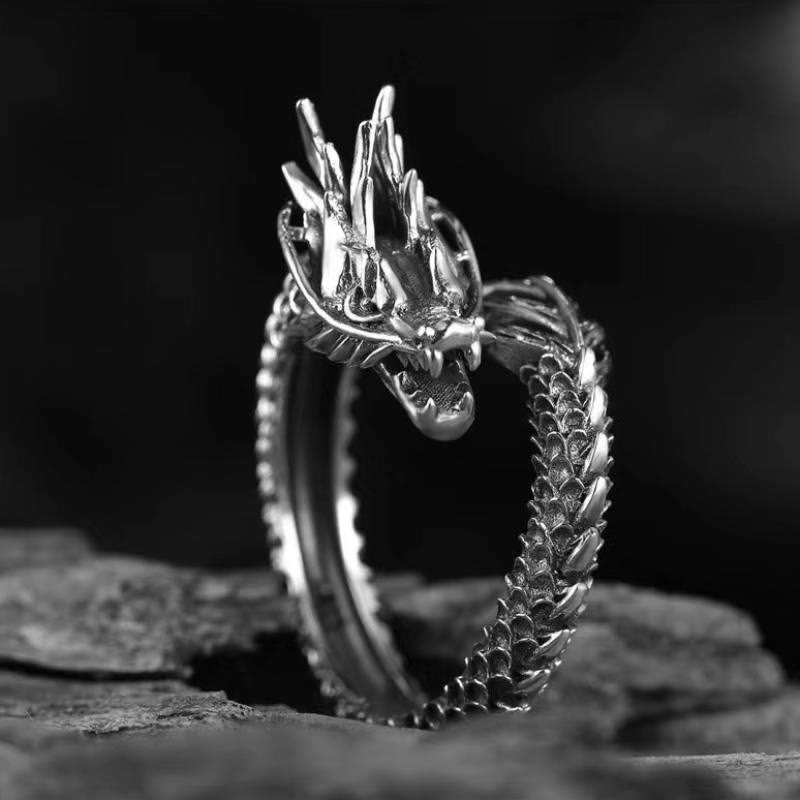 FREE Today: Vintage Dragon Wrap Open Ring - Open Adjustable - image 0