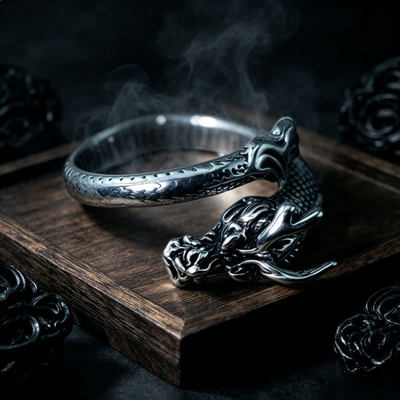 FREE Today: Flying Dragon Design Coiling Double-Layer Ring - Dragon - image 1