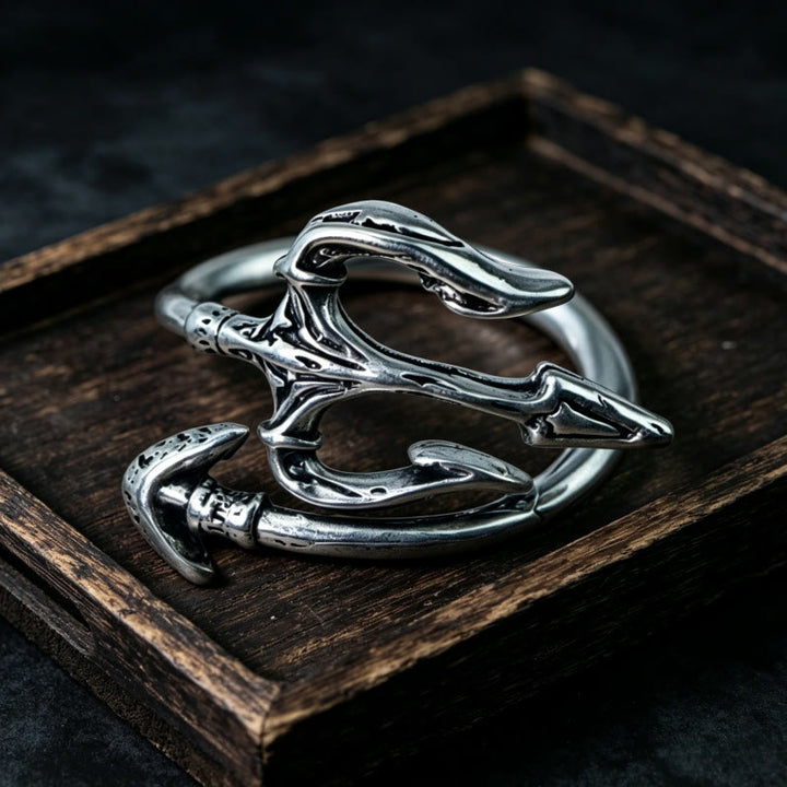 FREE Today: Flying Dragon Design Coiling Double-Layer Ring - Trident - image 5