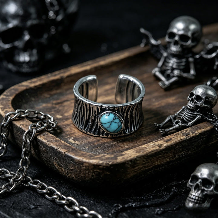 FREE Today: Flying Dragon Design Coiling Double-Layer Ring - Turquoise#11 - image 19