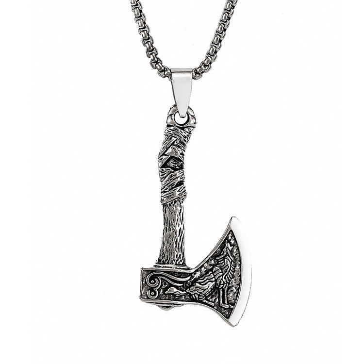 FREE Today: Viking Warrior Axe Pendant Necklace - Single Axe - image 2