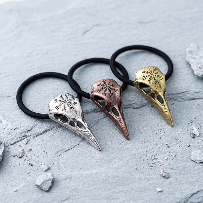 FREE Today: Vegvisir Rune Viking Raven Skull Hair Tie - image 16
