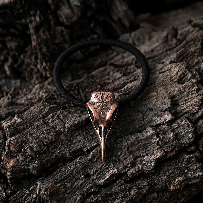 FREE Today: Vegvisir Rune Viking Raven Skull Hair Tie - image 3