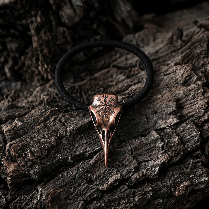 FREE Today: Vegvisir Rune Viking Raven Skull Hair Tie - image 3