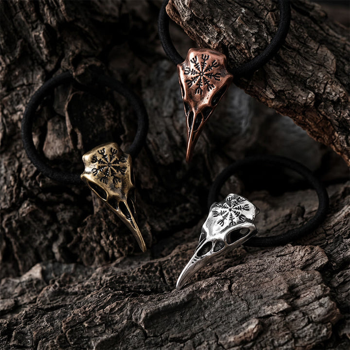 FREE Today: Vegvisir Rune Viking Raven Skull Hair Tie - image 13