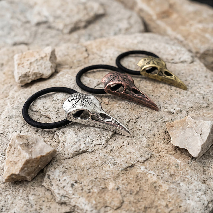 FREE Today: Vegvisir Rune Viking Raven Skull Hair Tie - image 15