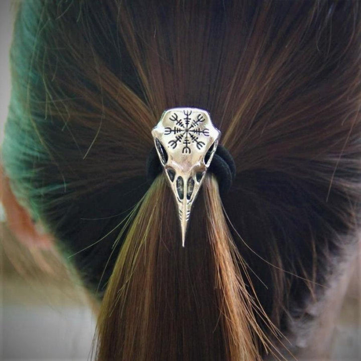 FREE Today: Vegvisir Rune Viking Raven Skull Hair Tie - image 11