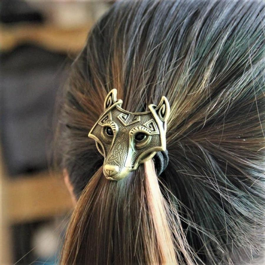 FREE Today: Viking Fenrir Wolf Head Hair Tie - image 2
