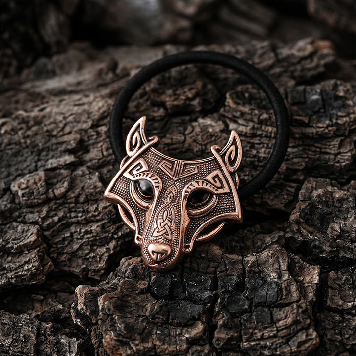 FREE Today: Viking Fenrir Wolf Head Hair Tie - Copper Color - image 6