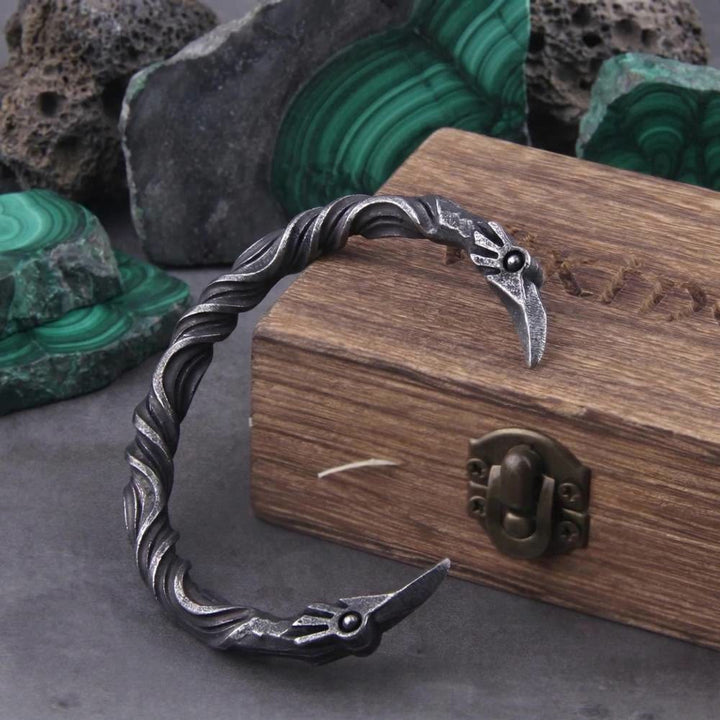 FREE Today: Viking Raven Norse Cuff Wristband Men Bracelet - image 0