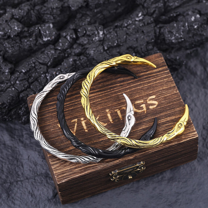 FREE Today: Viking Raven Norse Cuff Wristband Men Bracelet - image 9