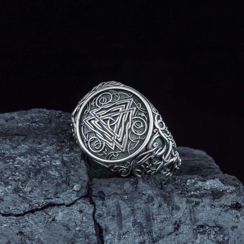 FREE Today: Titanium Steel Viking Valknut Ring - image 4