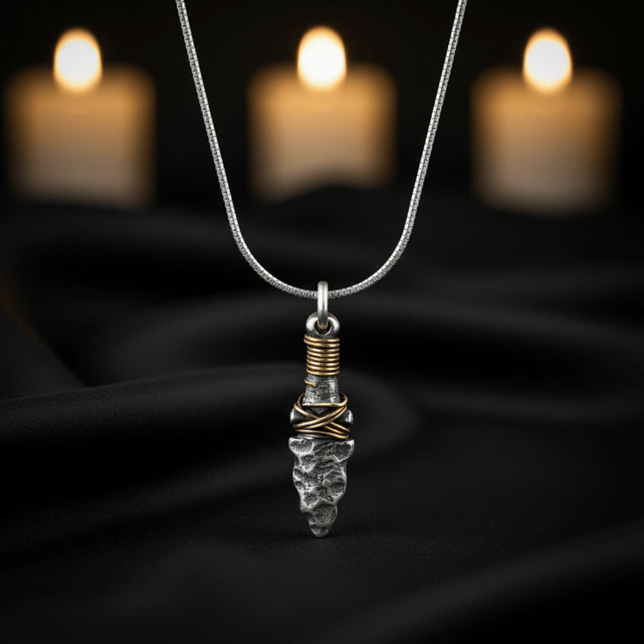 FREE Today: Handcrafted Copper Arrowhead Spearhead Pendant Necklace - Copper Gold Color - image 0