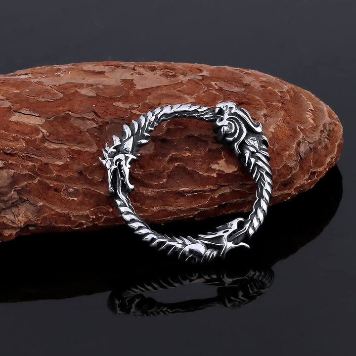 FREE Today: Viking Norse Dragon Ouroboros Pendant Circle Necklace - image 10