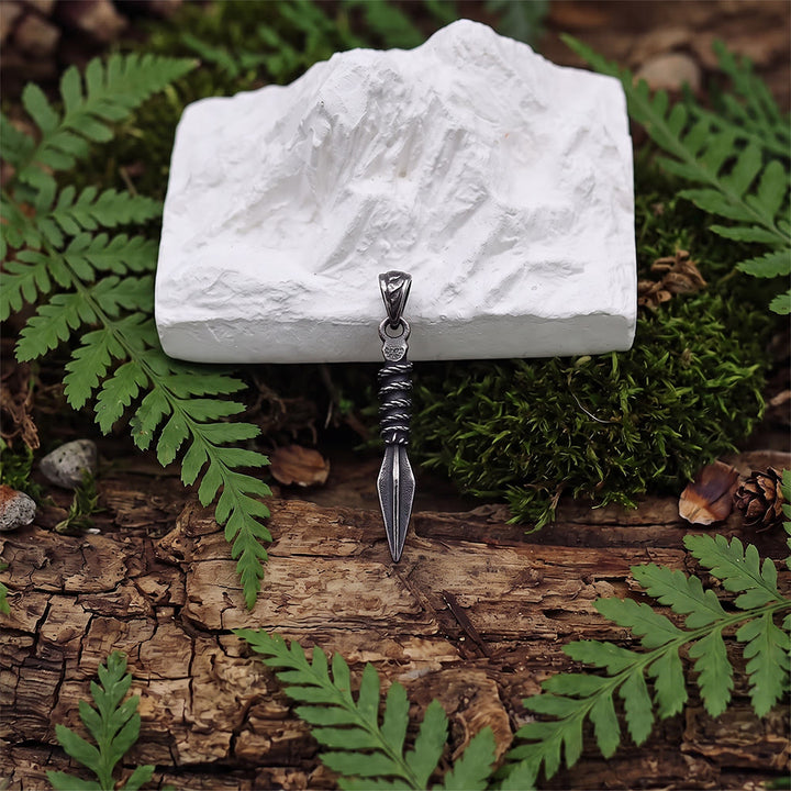 FREE Today: Gunmetal Stainless Steel Gungnir Serpent Spear Necklace - image 9