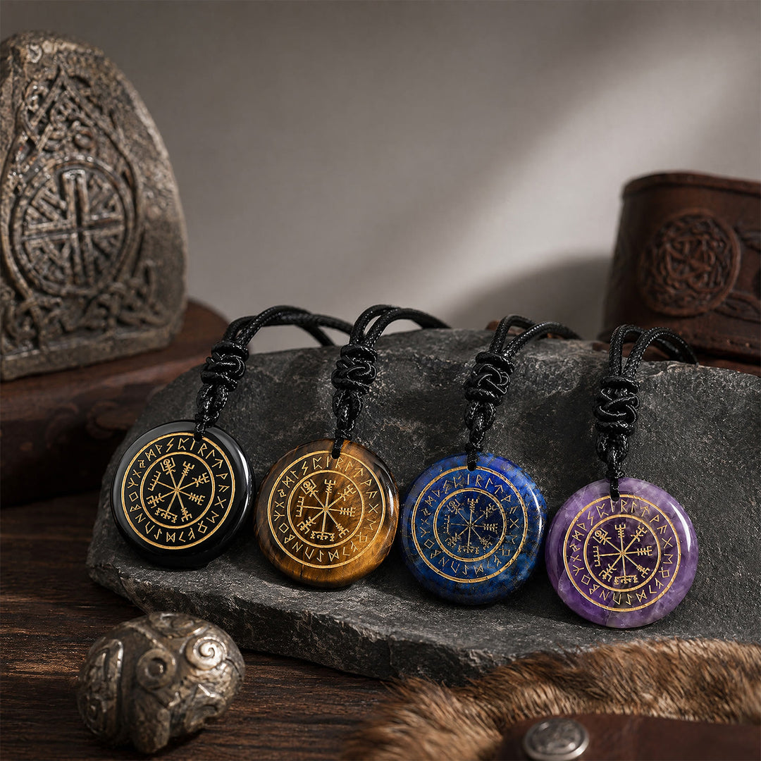 FREE Today: Vegvisir Rune Guidance Crystal Necklace - image 0