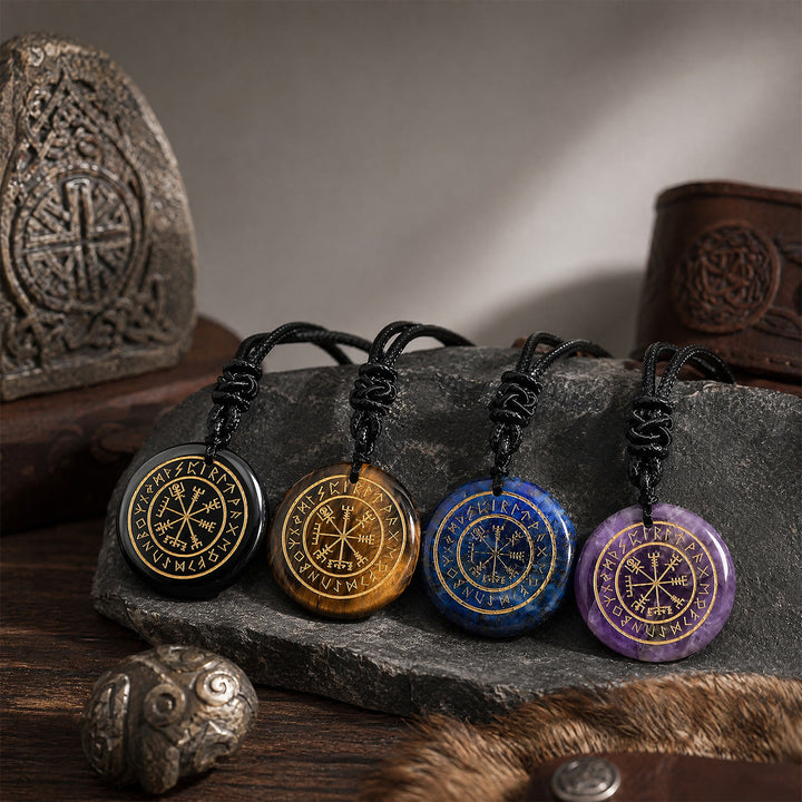 FREE Today: Vegvisir Rune Guidance Crystal Necklace - image 0