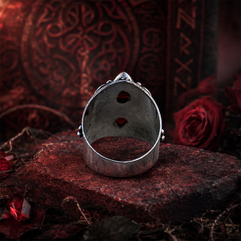 FREE Today: Vintage Boho Pear Red Garnet Alloy Ring - image 8