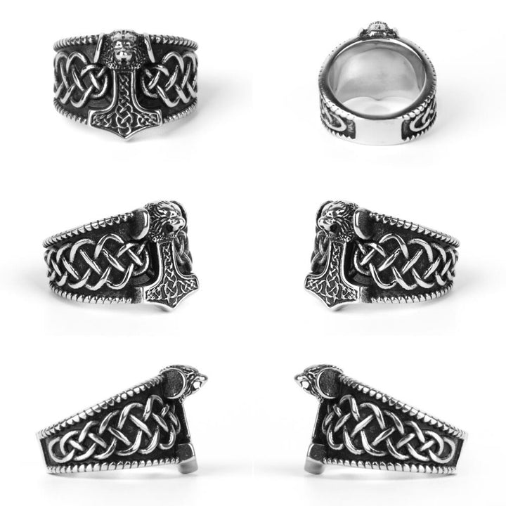 FREE Today: Titanium Steel Viking Mjölnir Thor's Hammer Ring - image 8