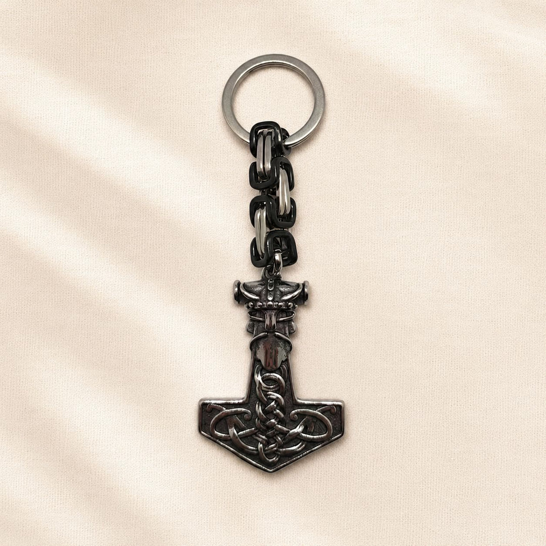 FREE Today: Viking Thors Hammer Mjölnir Ship Anchor Chain Design Keychain - image 2