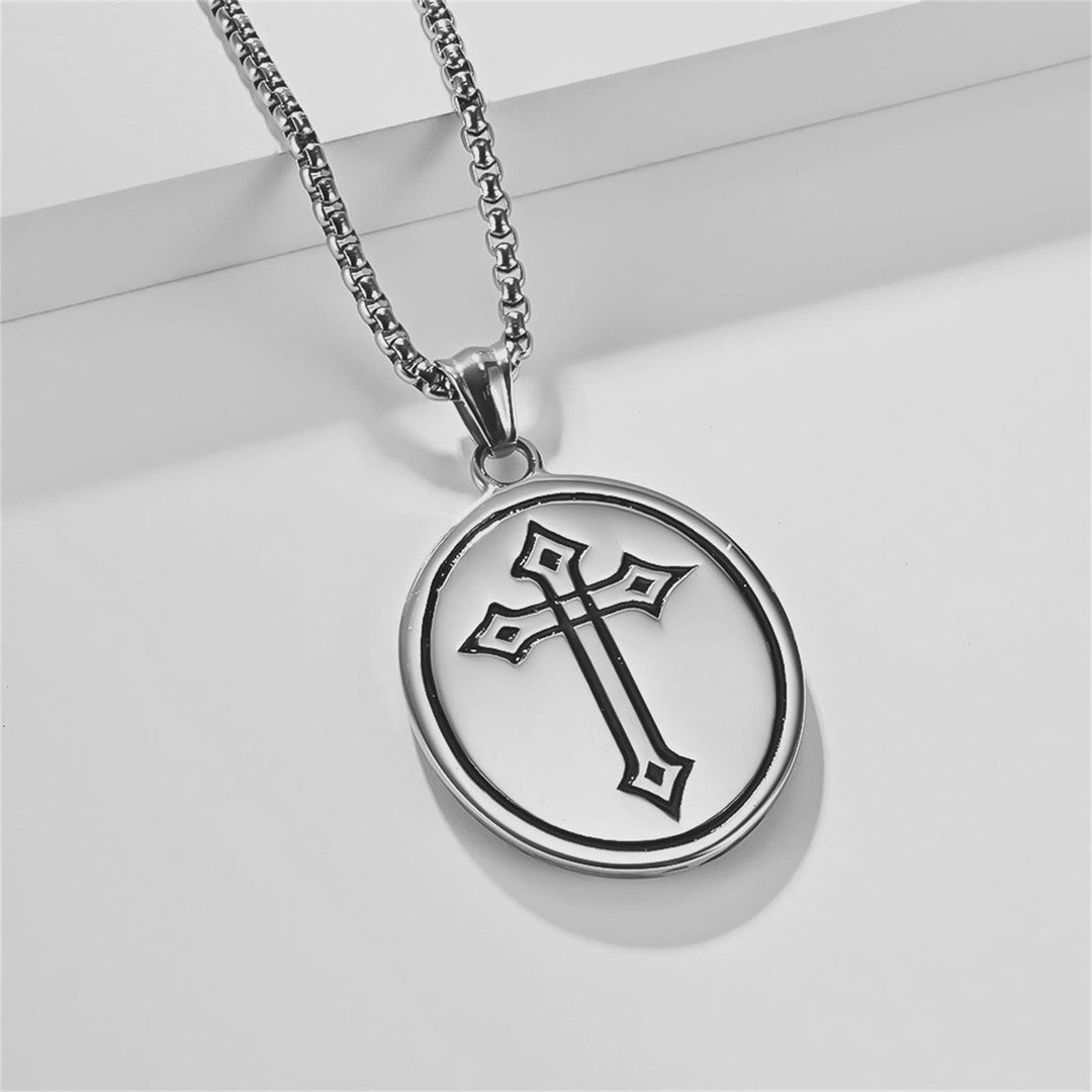 FREE Today: Titanium Steel Sacred Heart of Jesus Pendant Necklace - image 6