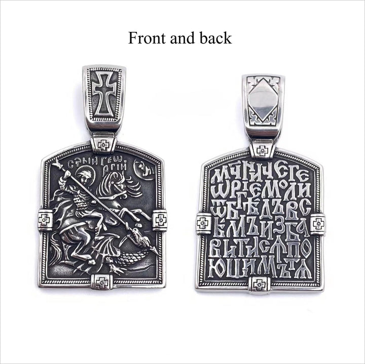 FREE Today: St George Slaying The Dragon Knight Pendant Necklace - image 9