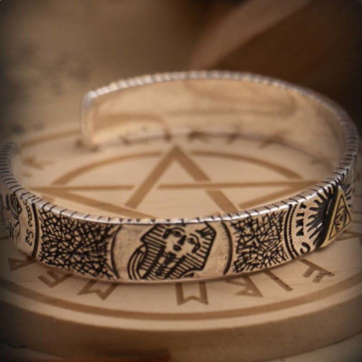 FREE Today: Eye of God Bangle – Retro Eye of Horus Bracelet - image 9