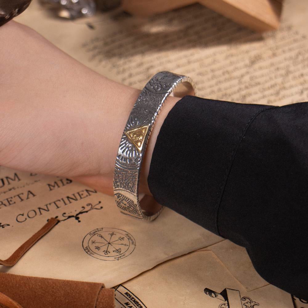 FREE Today: Eye of God Bangle – Retro Eye of Horus Bracelet - image 1