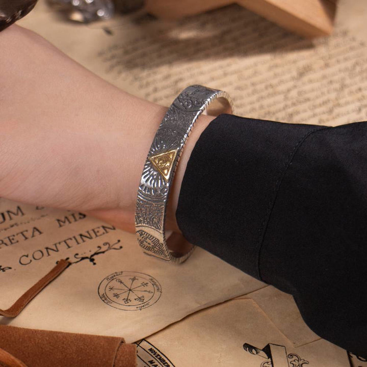 FREE Today: Eye of God Bangle – Retro Eye of Horus Bracelet - image 1