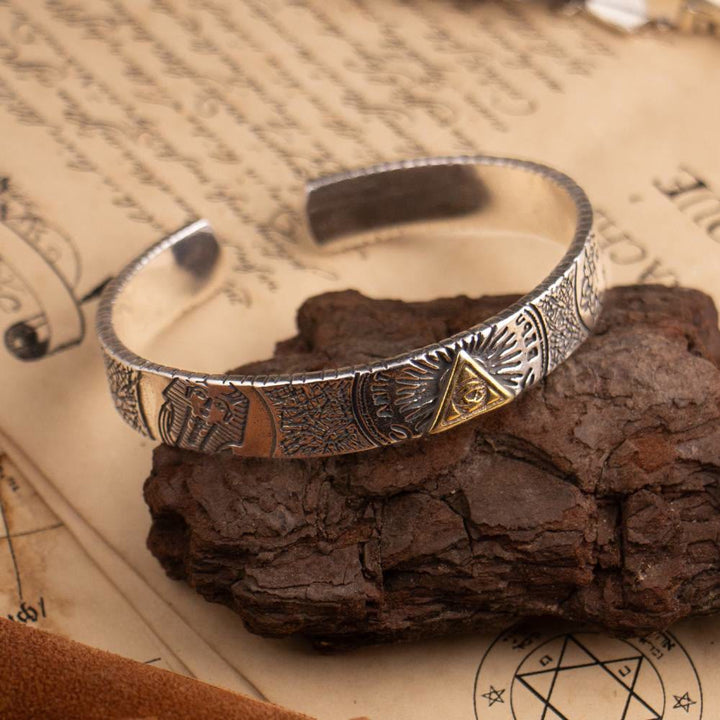 FREE Today: Eye of God Bangle – Retro Eye of Horus Bracelet - image 8