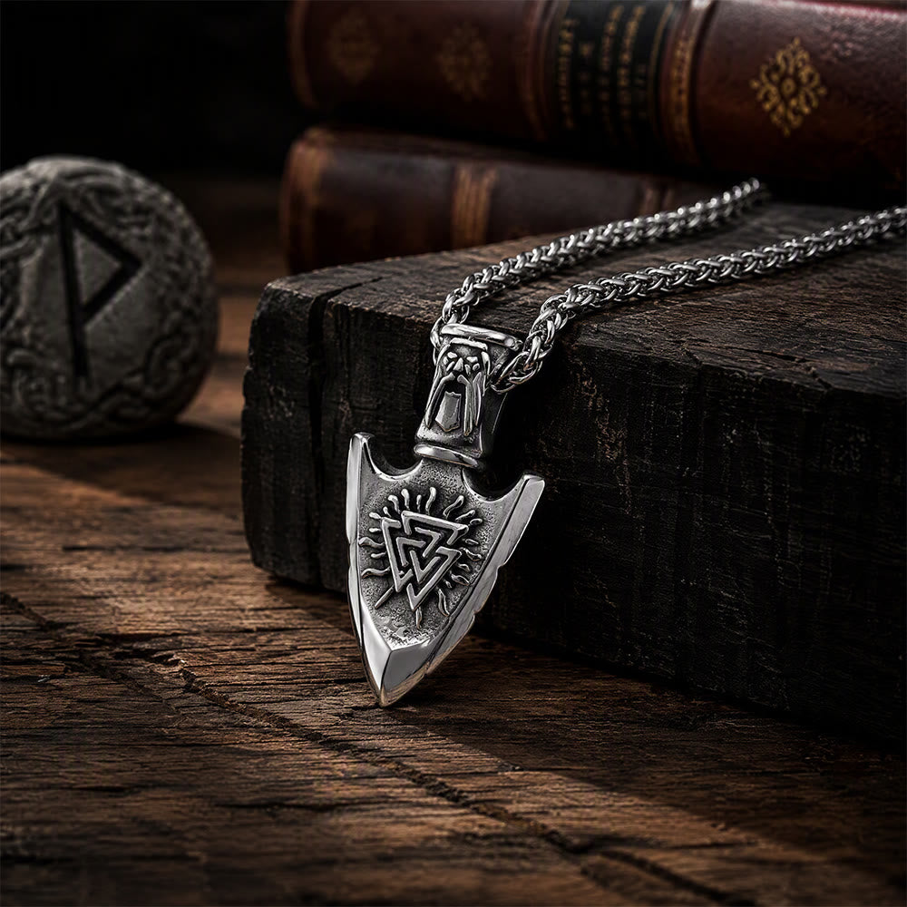 FREE Today: Viking Odin's Triangle Valknut Arrow Necklace - image 8