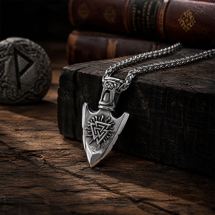 FREE Today: Viking Odin's Triangle Valknut Arrow Necklace - image 8
