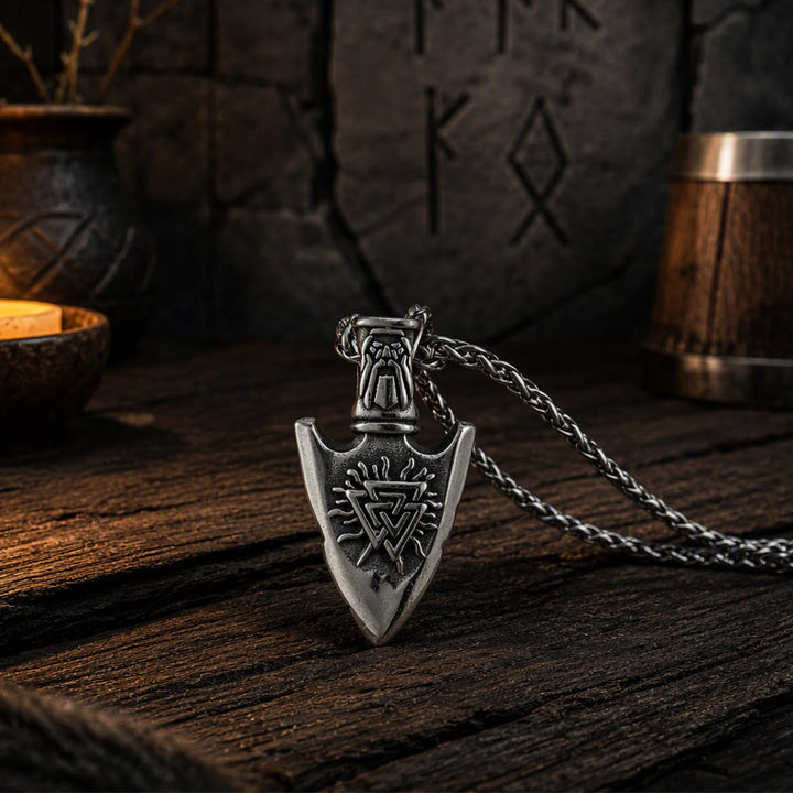FREE Today: Viking Odin's Triangle Valknut Arrow Necklace - image 7