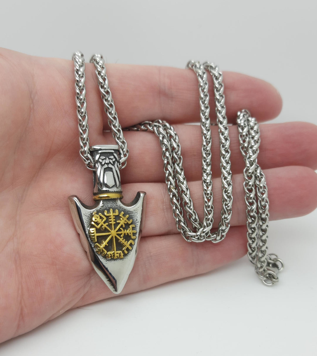 FREE Today: Viking Odin's Triangle Valknut Arrow Necklace - image 10