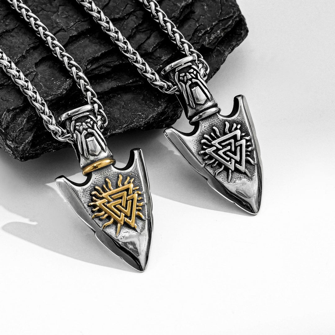 FREE Today: Viking Odin's Triangle Valknut Arrow Necklace - image 11