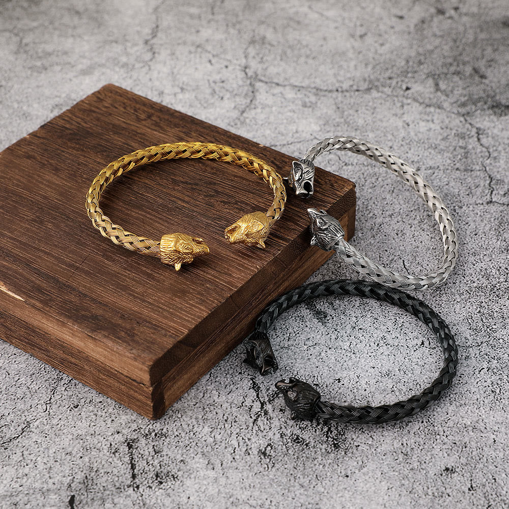 FREE Today: Viking Century Wolf Head Stainless Steel Bracelet - image 19