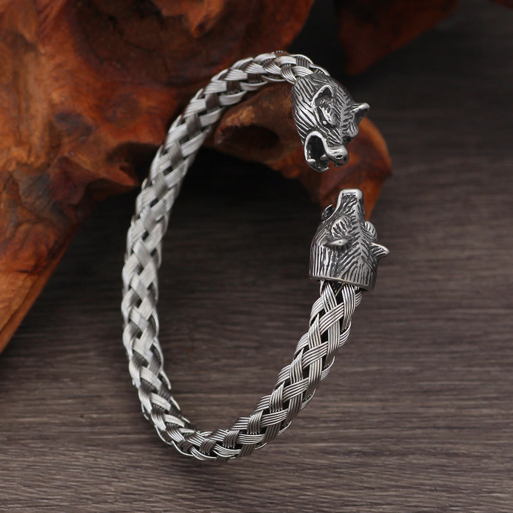 FREE Today: Viking Century Wolf Head Stainless Steel Bracelet - image 6