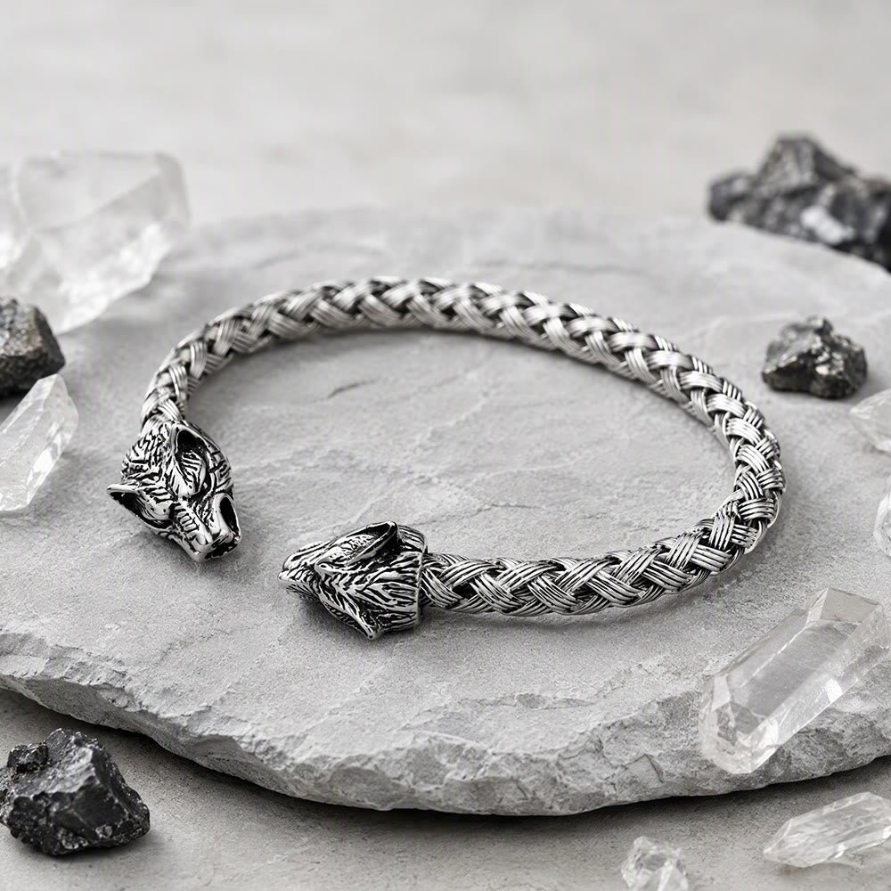 FREE Today: Viking Century Wolf Head Stainless Steel Bracelet - image 3