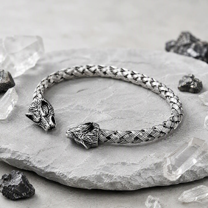 FREE Today: Viking Century Wolf Head Stainless Steel Bracelet - image 3