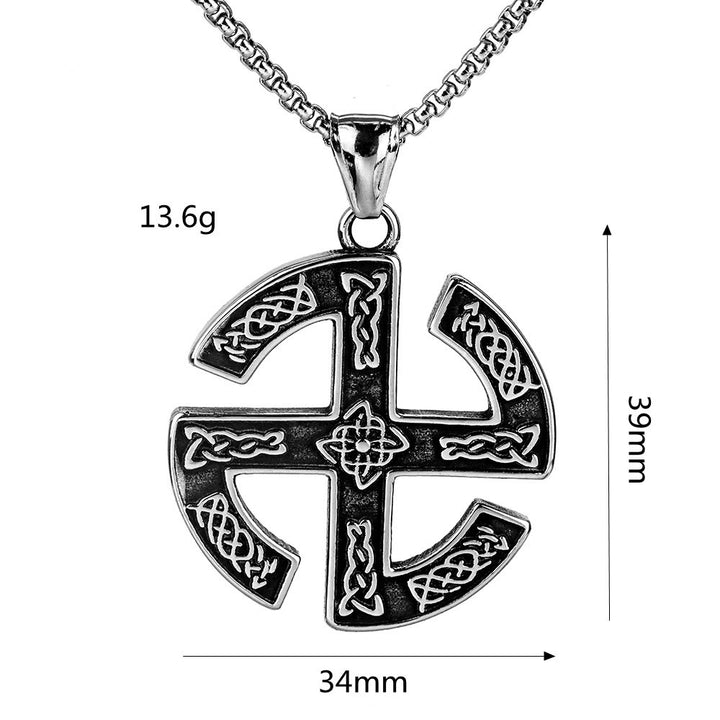 FREE Today: "Eternal Sun" Celtic Knotwork Sacred Geometry Wiccan Pagan Men Necklace - image 5