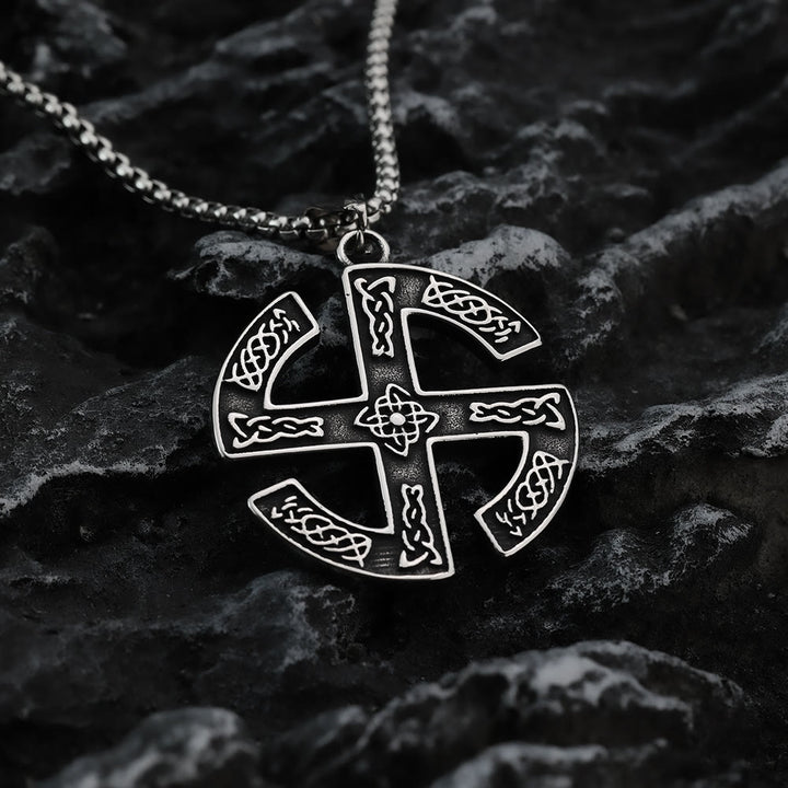 FREE Today: "Eternal Sun" Celtic Knotwork Sacred Geometry Wiccan Pagan Men Necklace - image 3